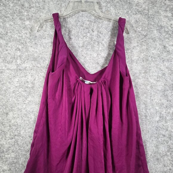 Diane Von Furstenberg Pepe Twist Tank Top Size 8 - Picture 2 of 6